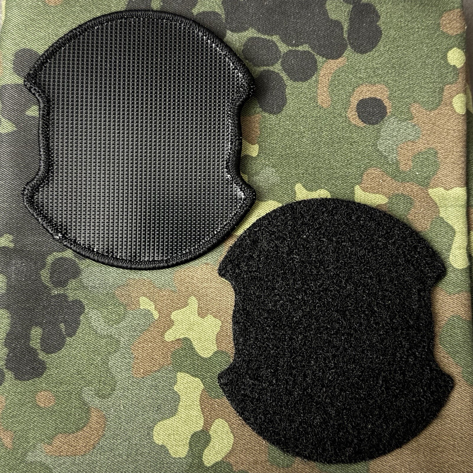 TOO OLD & BROKEN TO RUN, WILL SHOOT INSTEAD Printed Morale Patch Hook/Loop Back