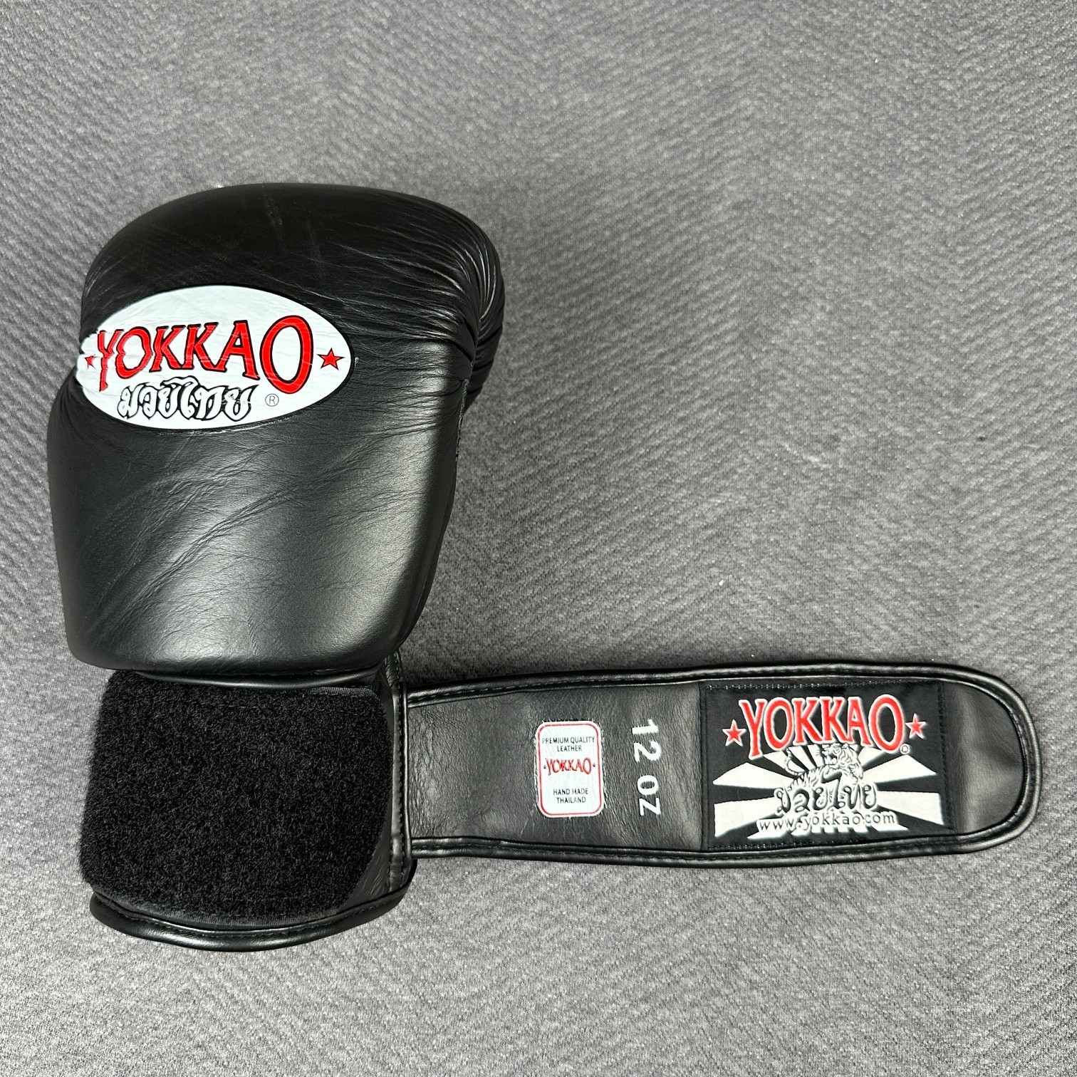 Yokkao Muay Thai Breathable Boxing Gloves 12oz Leather Thailand Right Hand ONLY