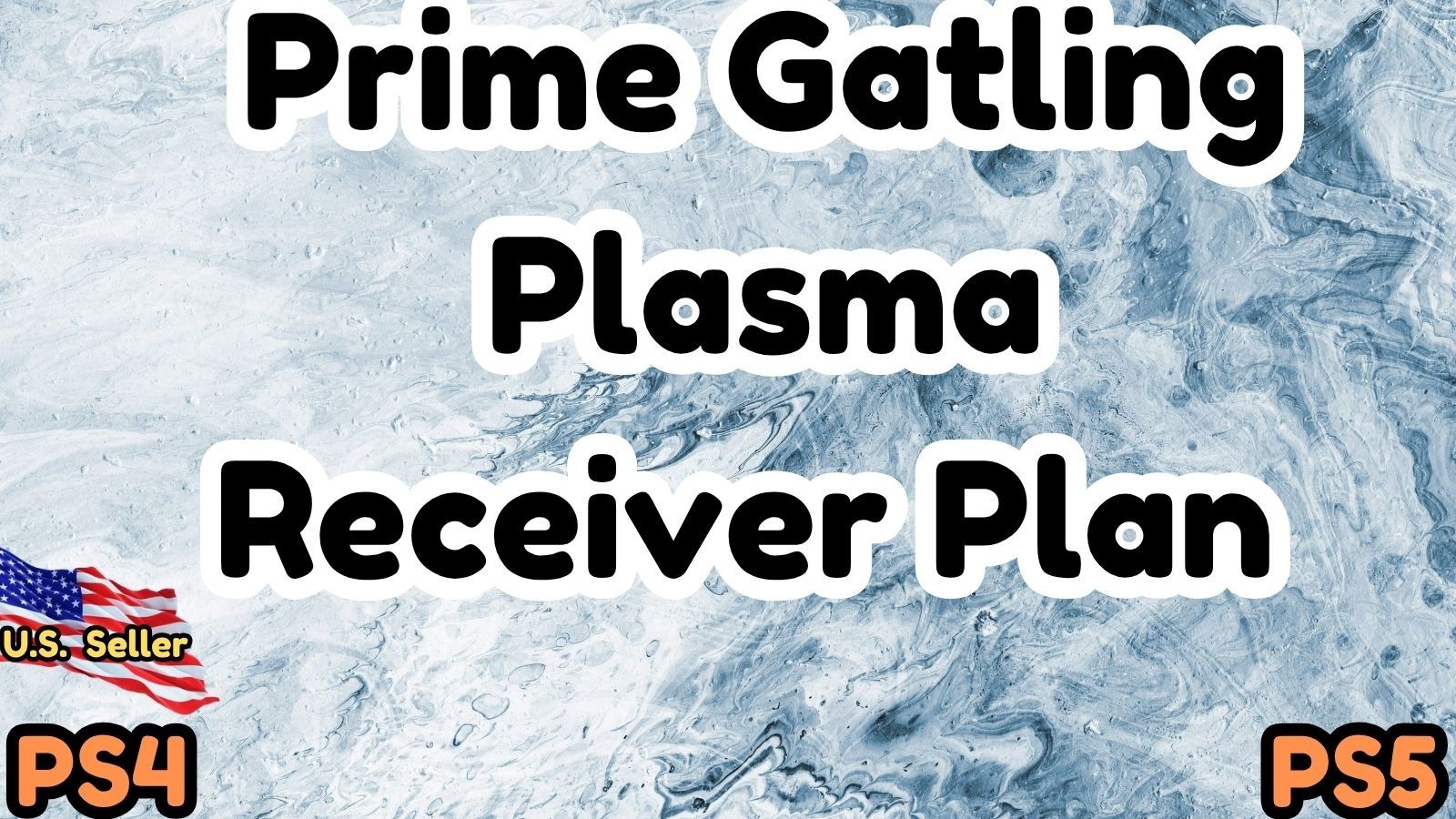 Prime Gatling Plasma Receiver Plan  - Fallout 76 - PS4/5  - Rare