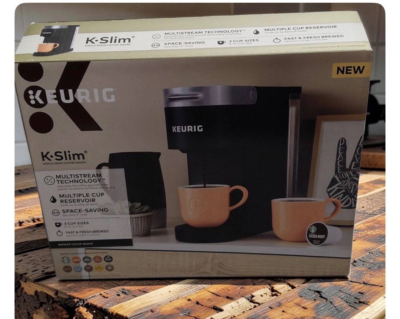 Keurig K-Slim Pod Coffee Machine - Black (79125373)