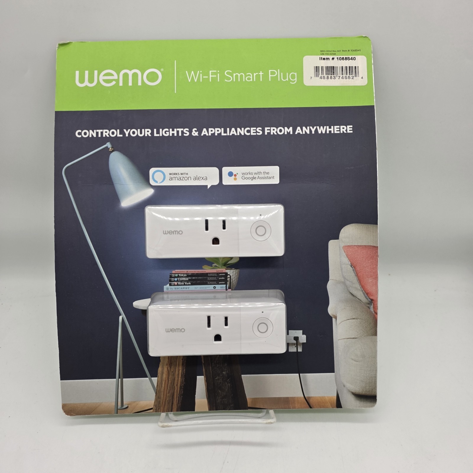 Wemo Wi-Fi Smart Plug Mini 2-Pack Brand New Sealed In Package Alexa/Nest/Google