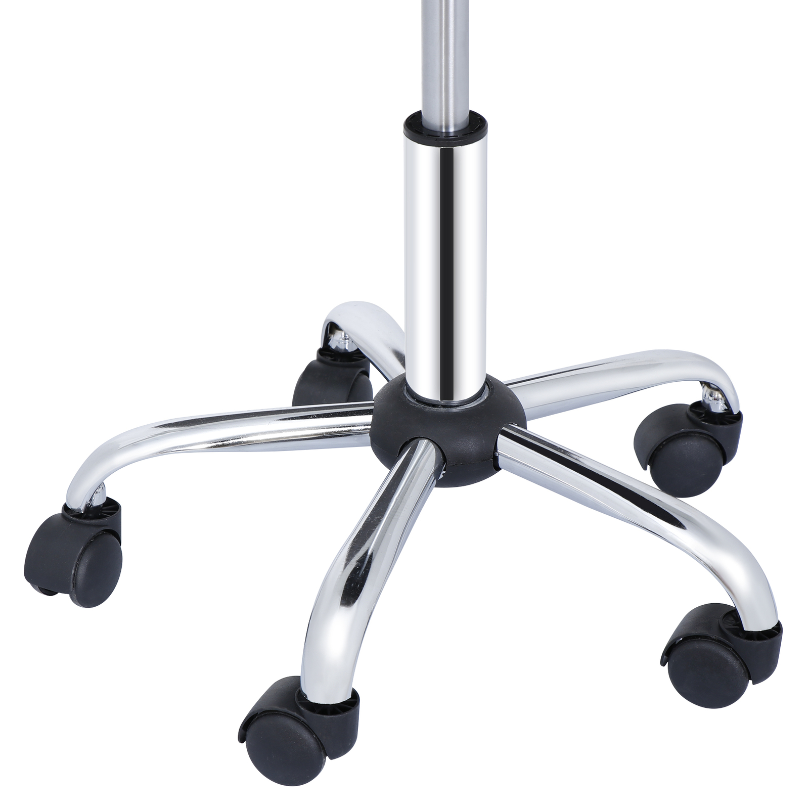 4PCS Hydraulic Salon Rolling Stool Adjustable Swivel Chair w/Wheels for Message