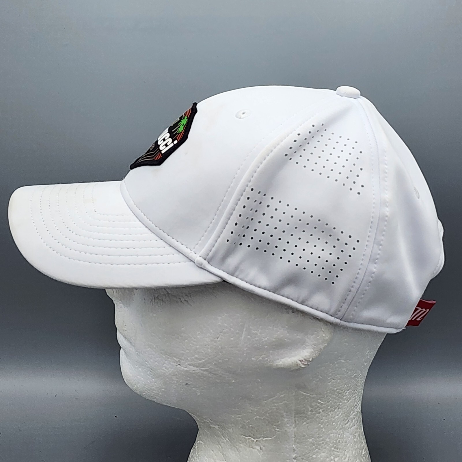 Marucci M ST/23 Performance Snapback Baseball/Softball Vented Hat Cap White
