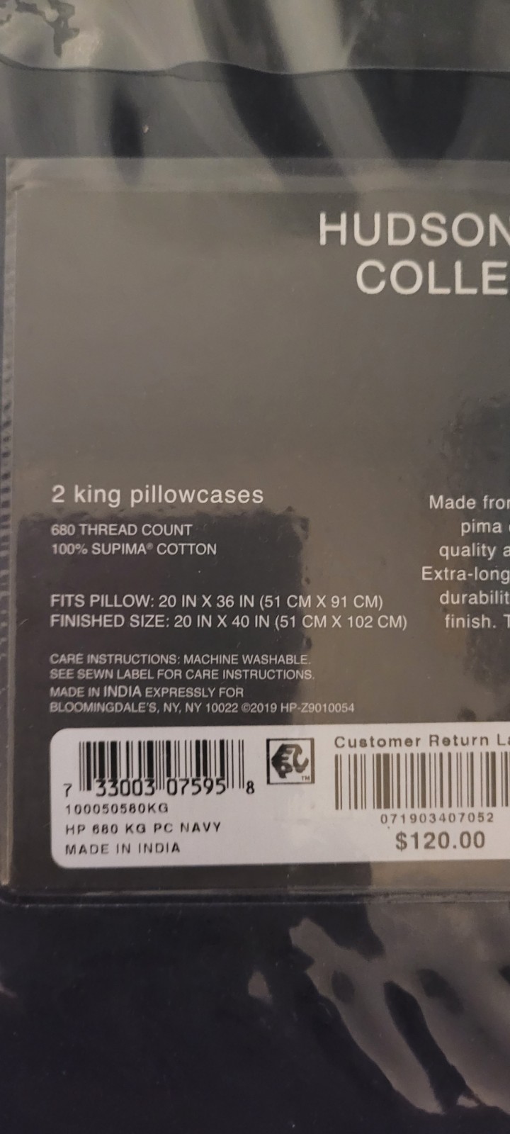 Hudson Park Collection Sateen Pillowcases, 2 King Pillowcases 680 Thread Count