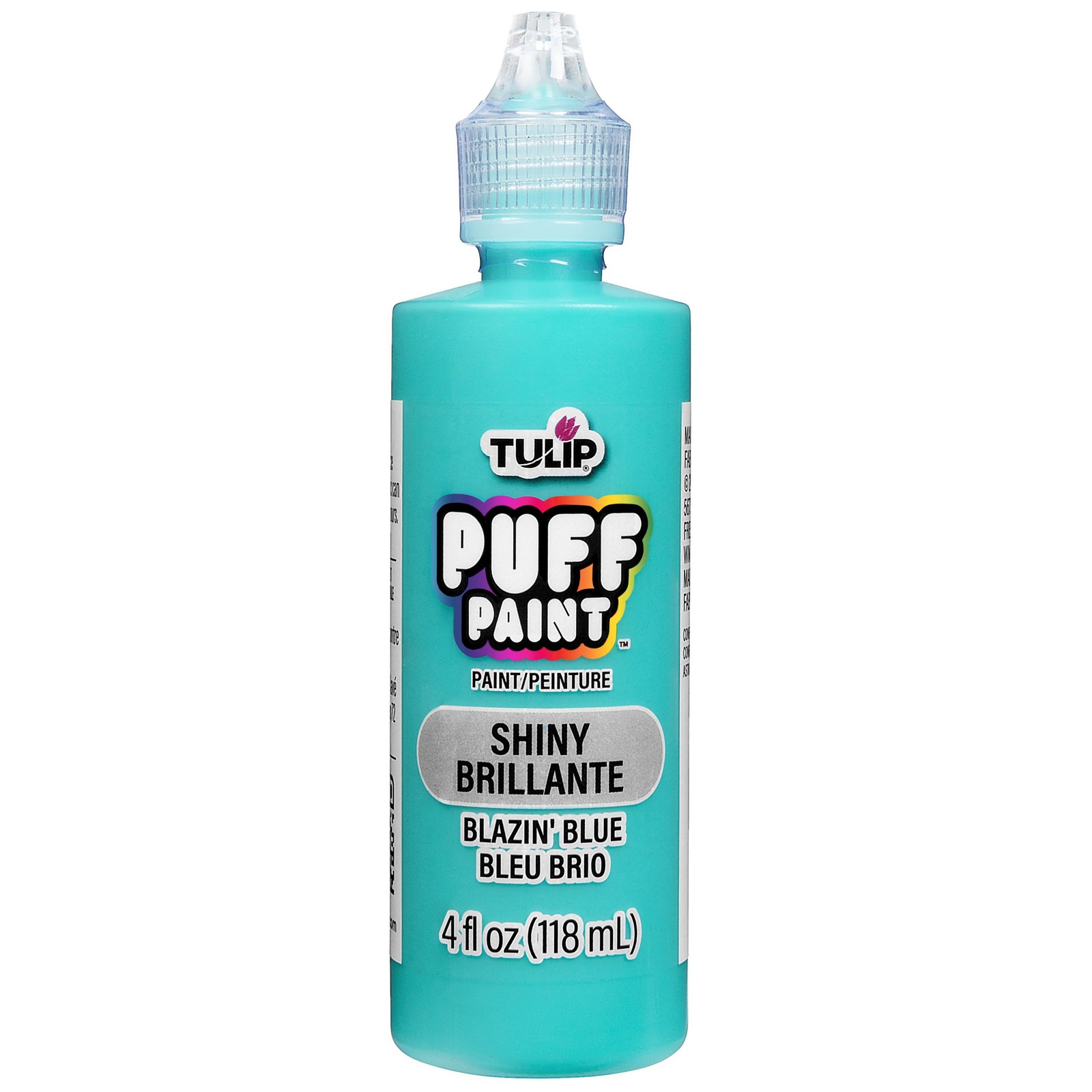Tulip Dimensional Fabric Paint 4oz-Slick - Blazin' Blue