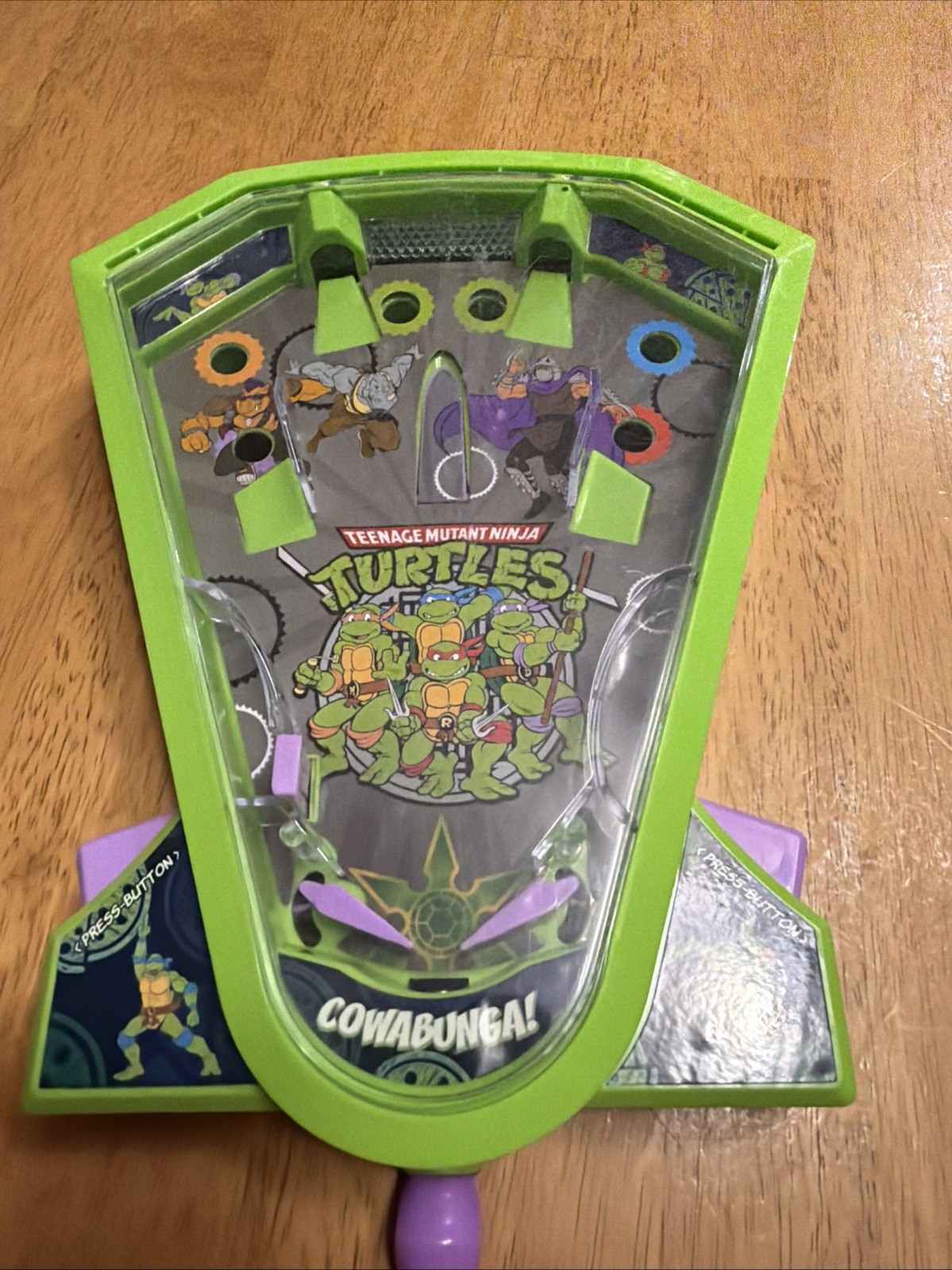 Portable tabletop, Teenage Mutant Ninja Turtles Cowabunga pinball game