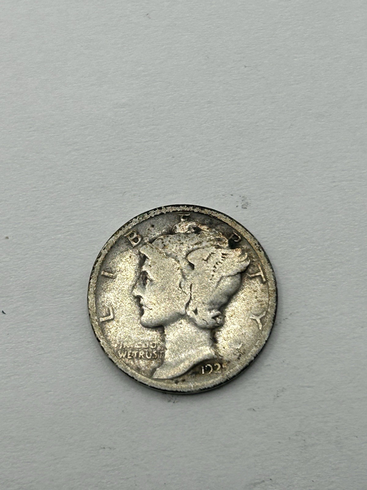 1925 Mercury Dime G+