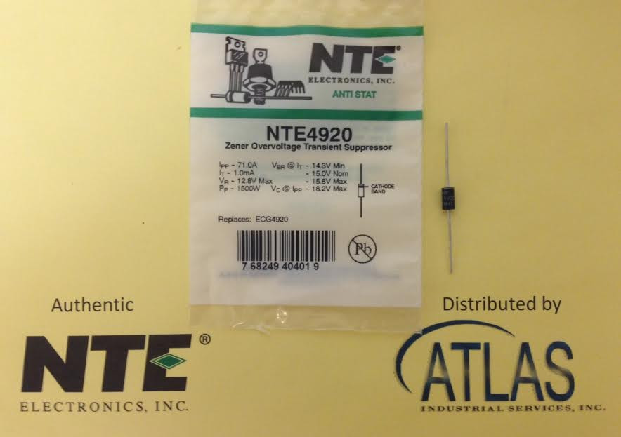 NTE NTE4920 Zener Overvoltage Transient Suppressor *AUTHORIZED NTE DISTRIBUTOR*