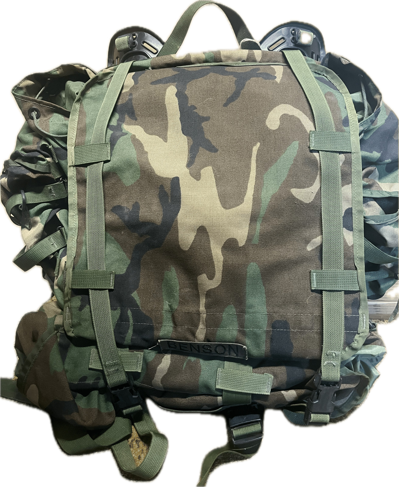 USGI MOLLE II Rucksack Large Main Pack Set M81 Woodland SEE DESCRIPTION