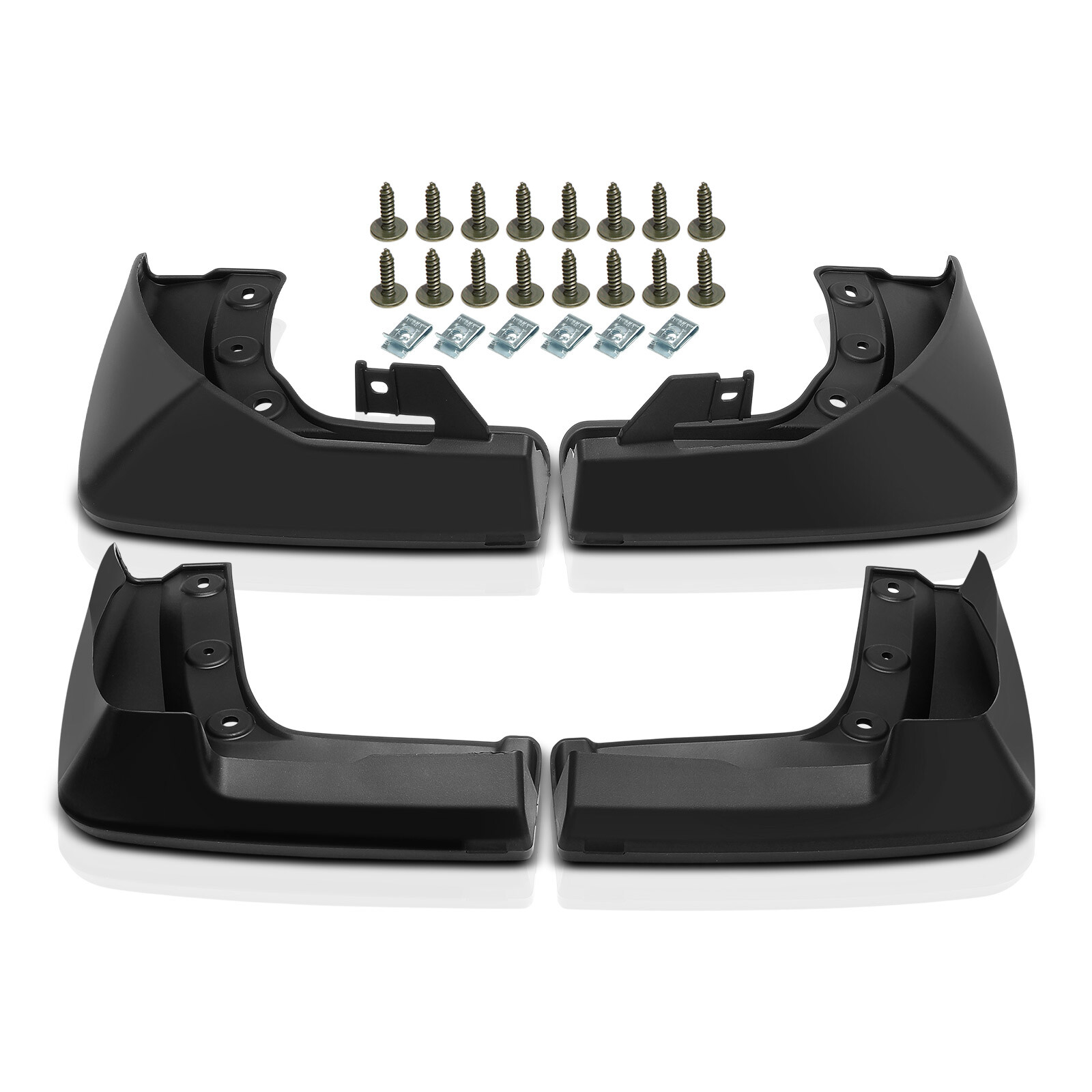 4Pcs Front & Rear Side Mud Flaps Splash Guards Fender for Honda Pilot 2023-2025