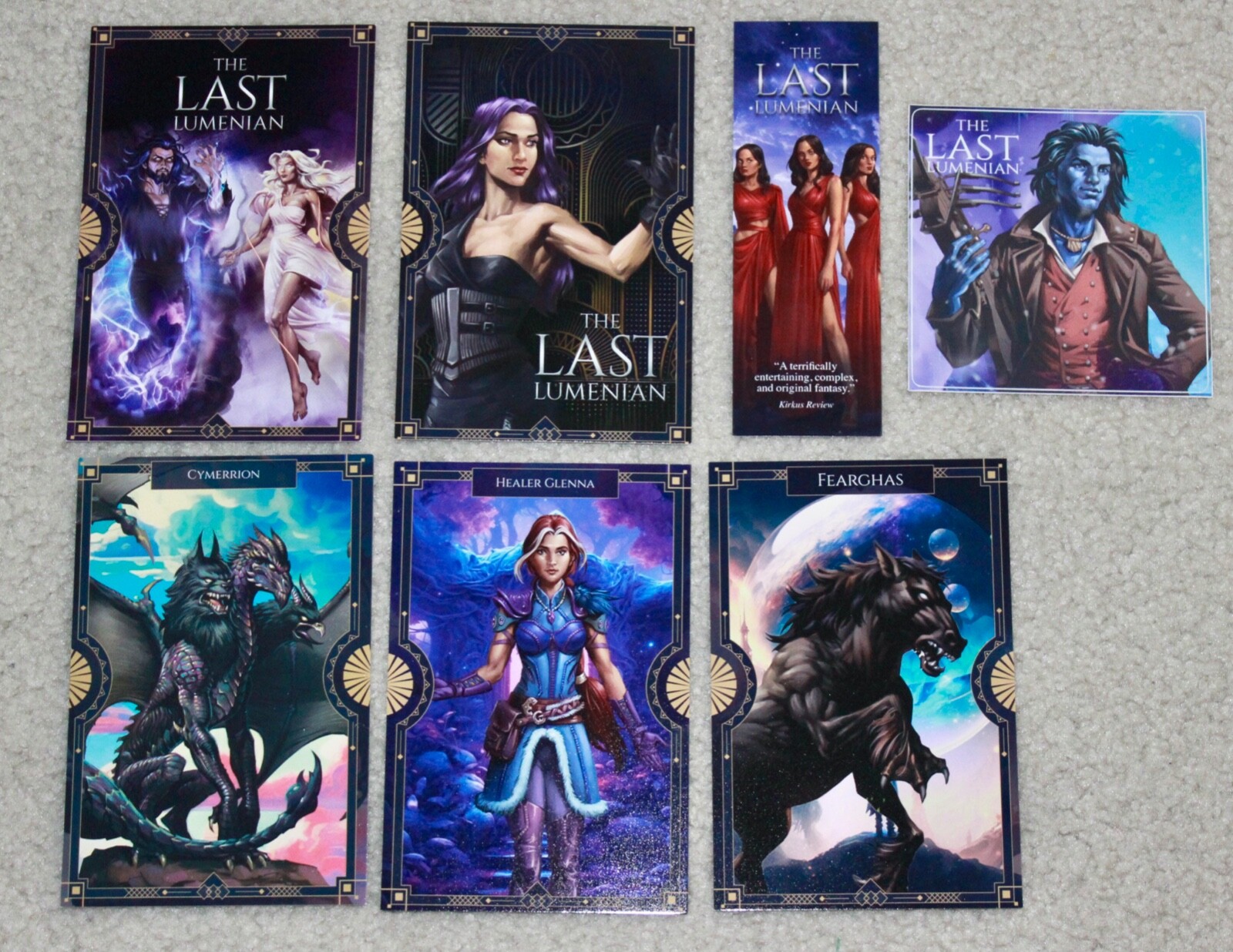 SG Blaise The Last Lumenian Promo Set of 5 Collectible Cards + Bonus