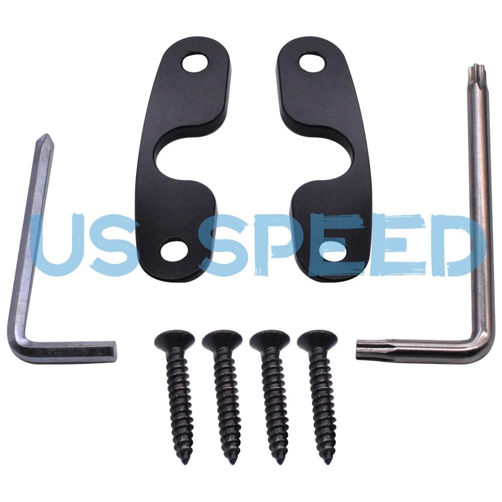 Aluminum Alloy Sun Visor Repair Kit for Jeep Wrangler JK JL Gladiator 2020-2023