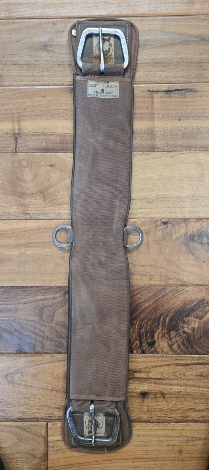 Classic Equine Soft Touch Cinch Western Straight Neoprene Brown Girth 30" Horse