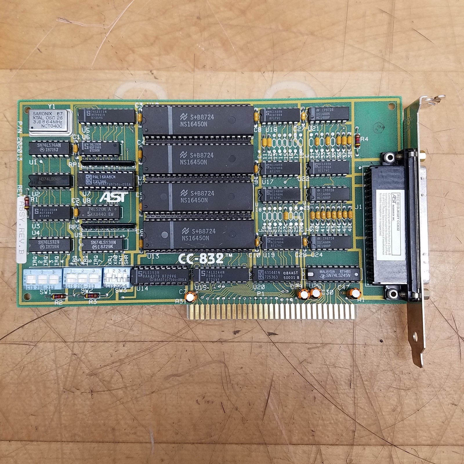 AST 202013 Circuit Board, CC-832 - USED