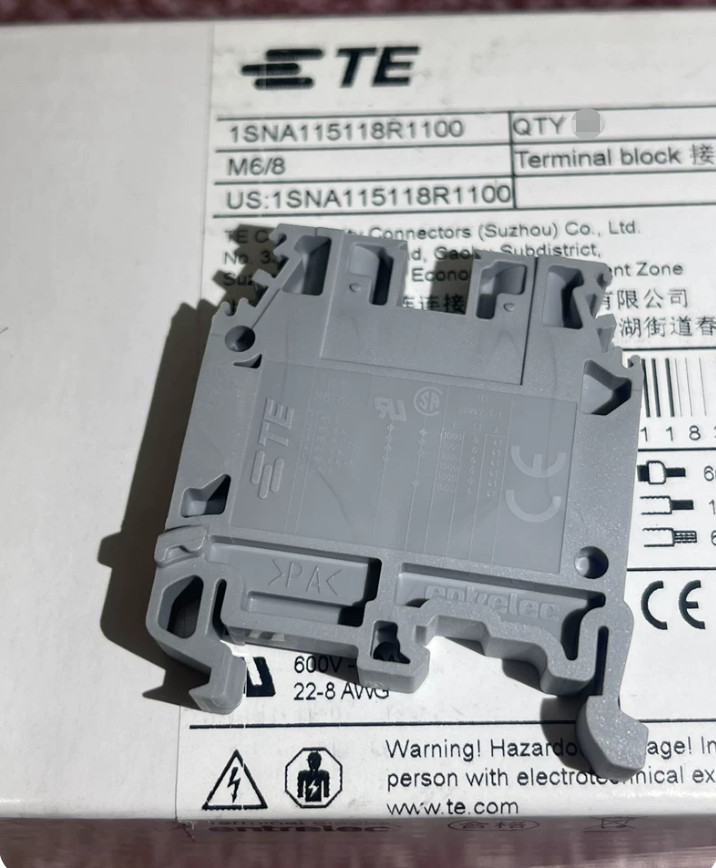 10PC NEW ABB TE entrelec Connection terminal M6/8 1SNA115118R1100 #LL