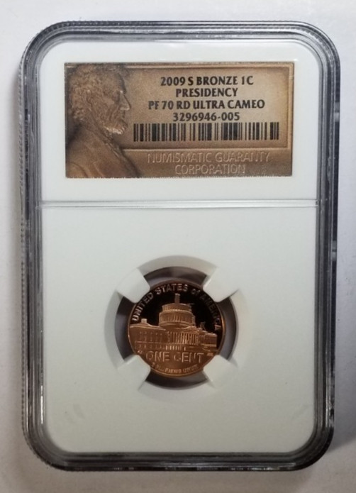 2009-S  LINCOLN 1C PRESIDENCY NGC PF 70 RD UCAM