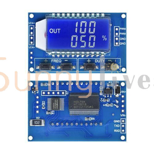 10 Pieces PWM Pulse Frequency Duty Cycle Square Wave Adjustable Signal Generator