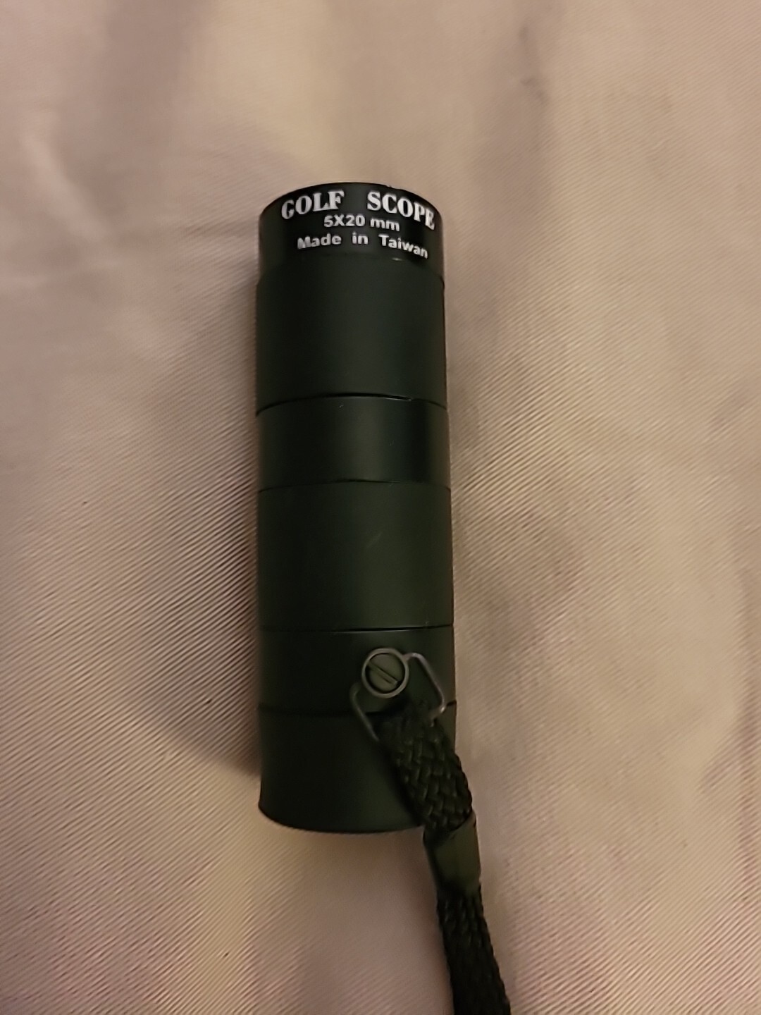 Brookstone Golf Scope 5x20 mm with Leather Case, Clear Scope, About 3 in. length