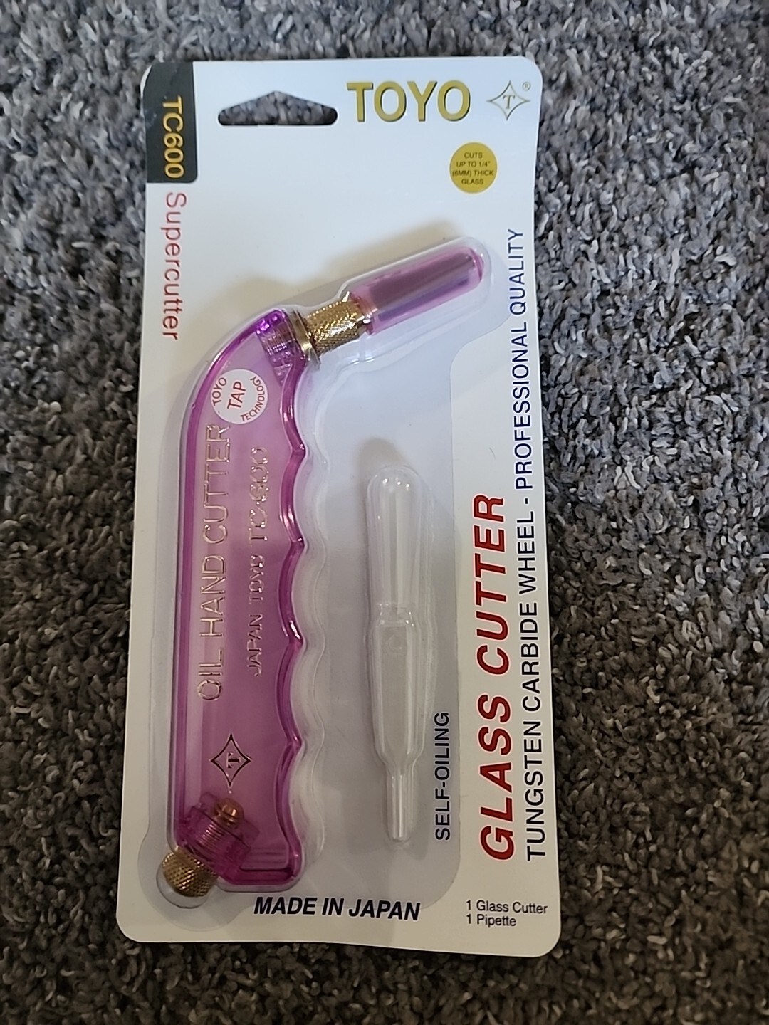 Toyo TC600 Glass Cutter, Purple