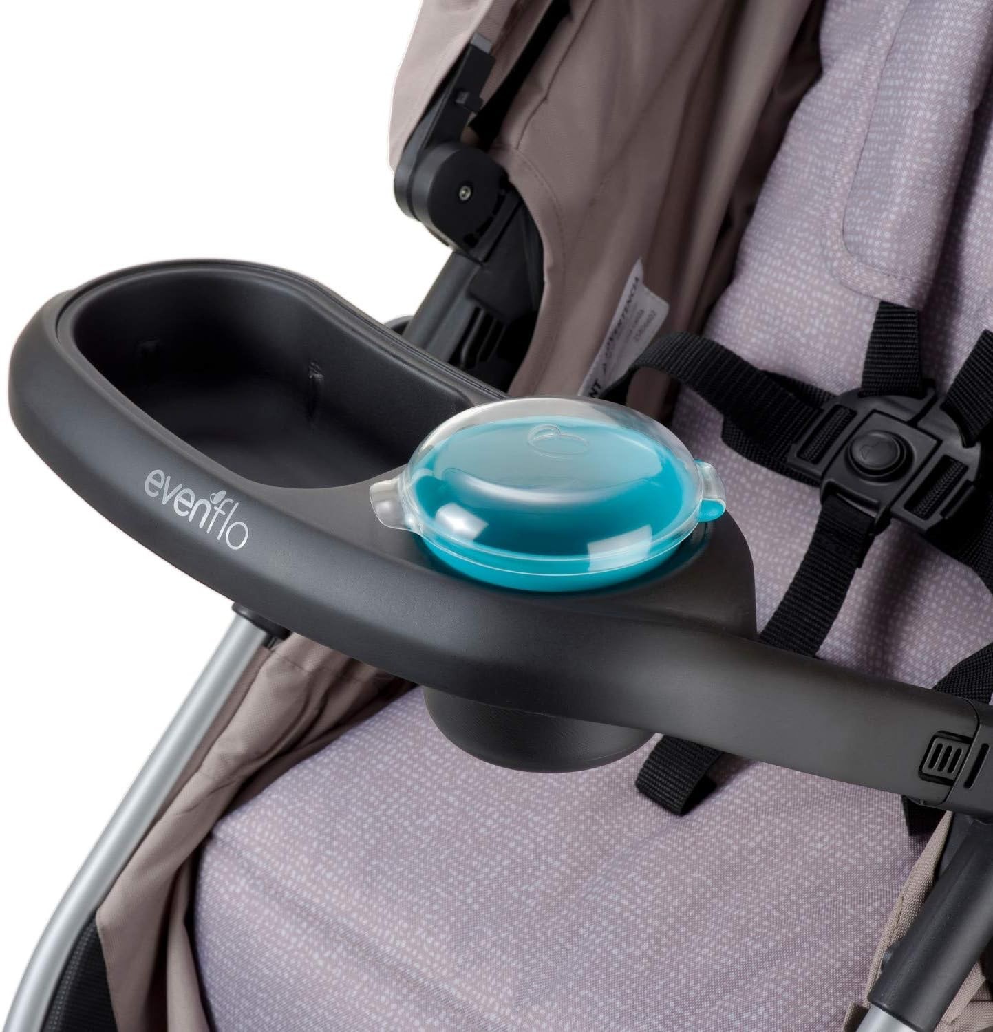 Spacious Child Snack Tray for Evenflo® Strollers – Includes Snack Cup Accessory