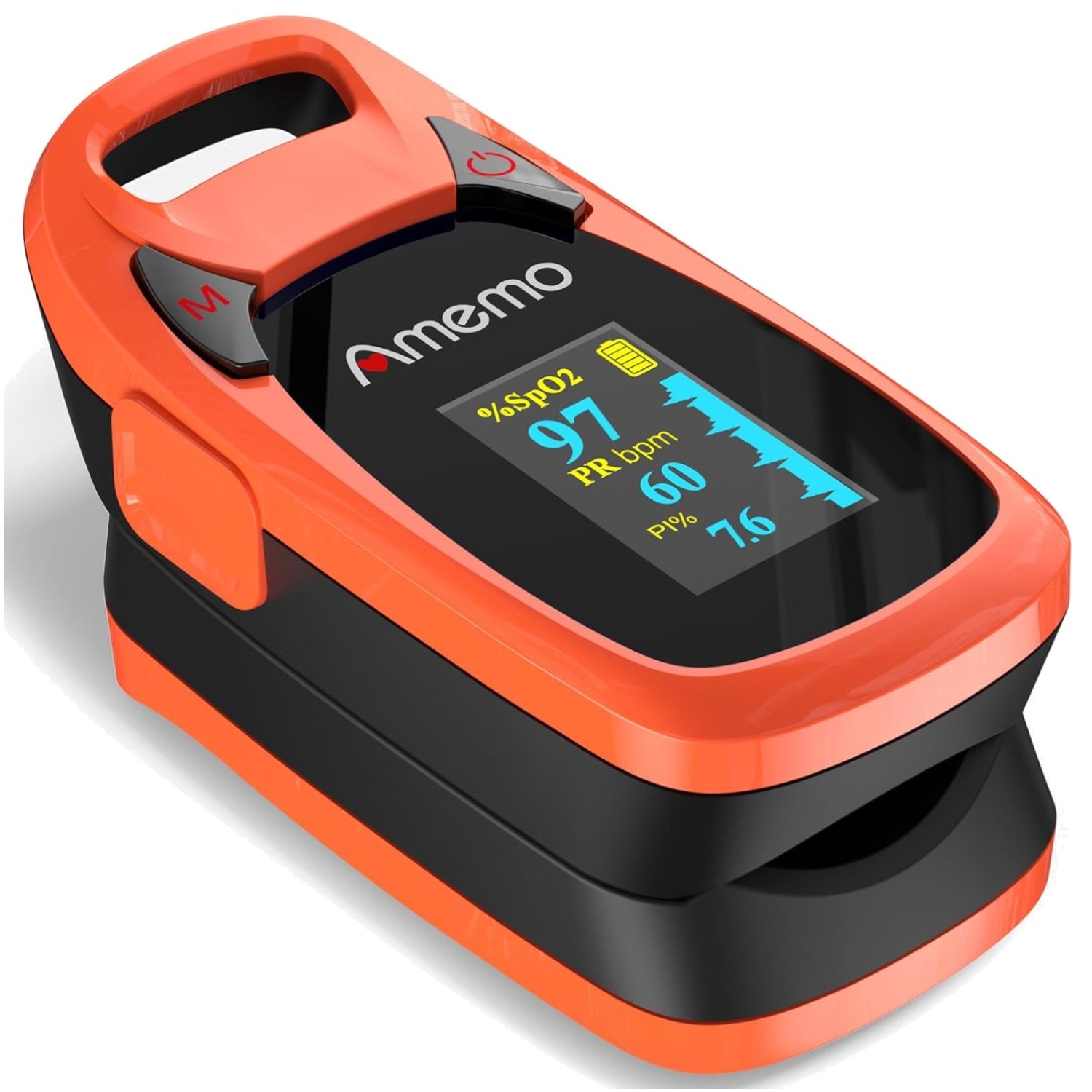 Fast Reading Fingertip Pulse Oximeter for Exercise & Sleep