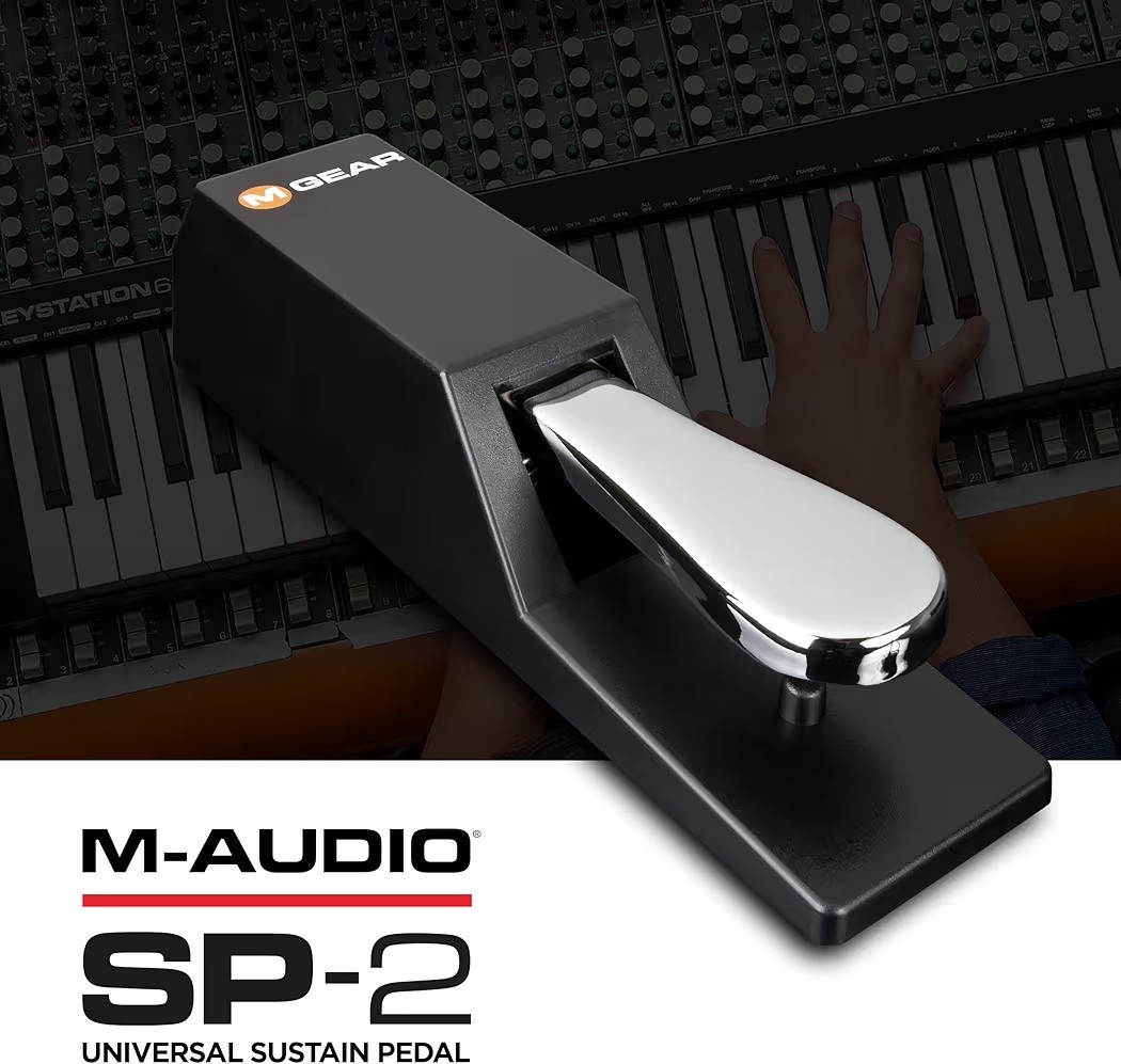 NIB Sealed M-Audio SP-2 Universal Sustain Pedal For Electronic Keyboards