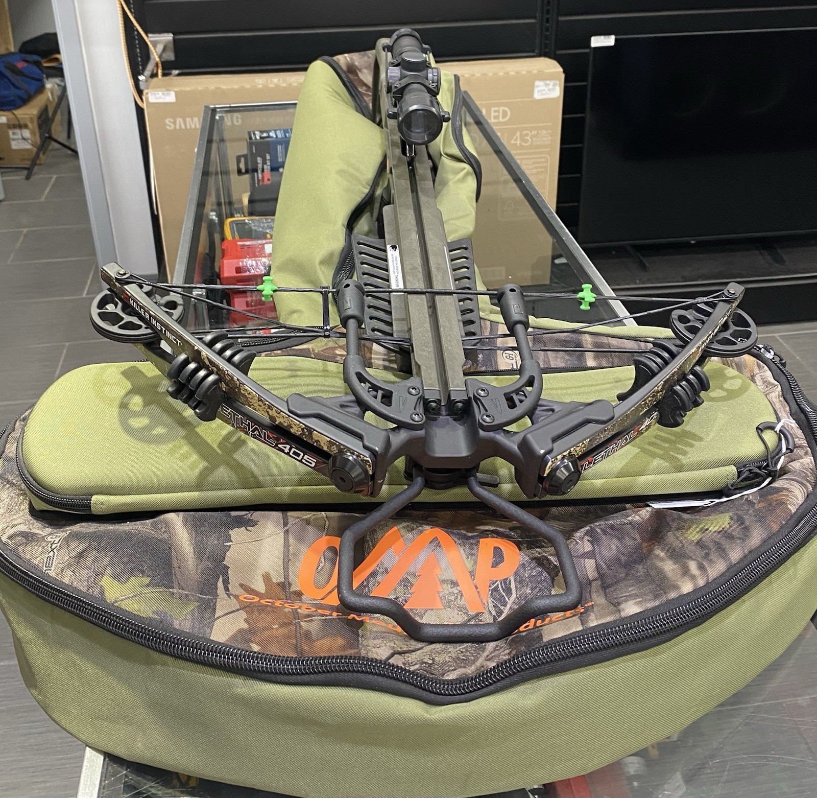 Killer Instinct Lethal 405 Crossbow Package with Scope, Arrows, Quiver & ZIPCase