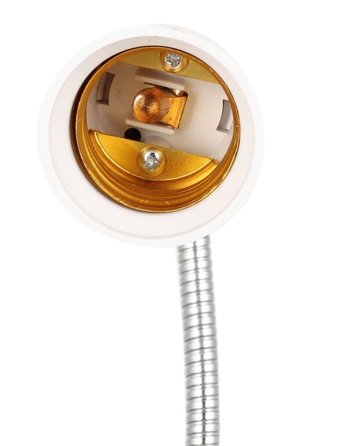 E26/E27 Edison Socket Flexible Aluminium Desk Lamp Bulb Holder Clip