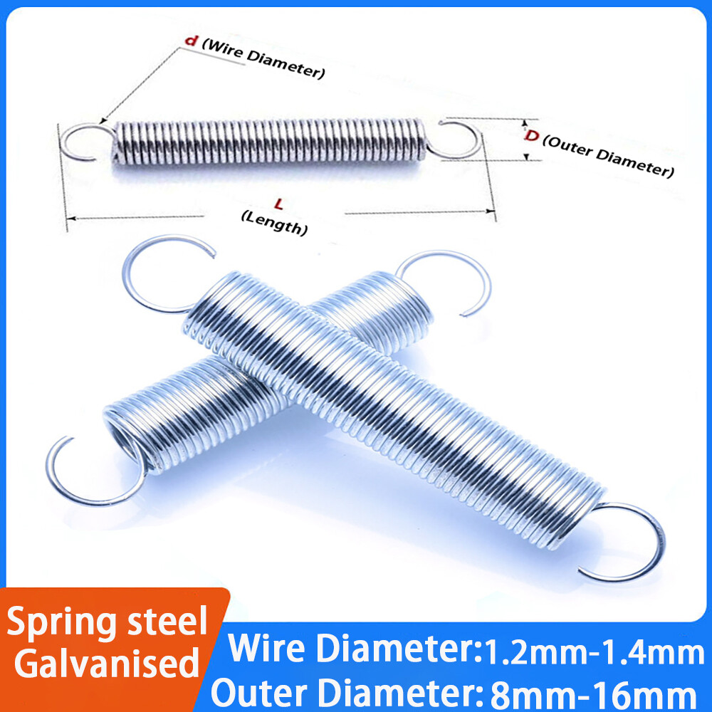 Wire Dia 1mm Expansion Spring Tension Extension Expanding Extending Spring