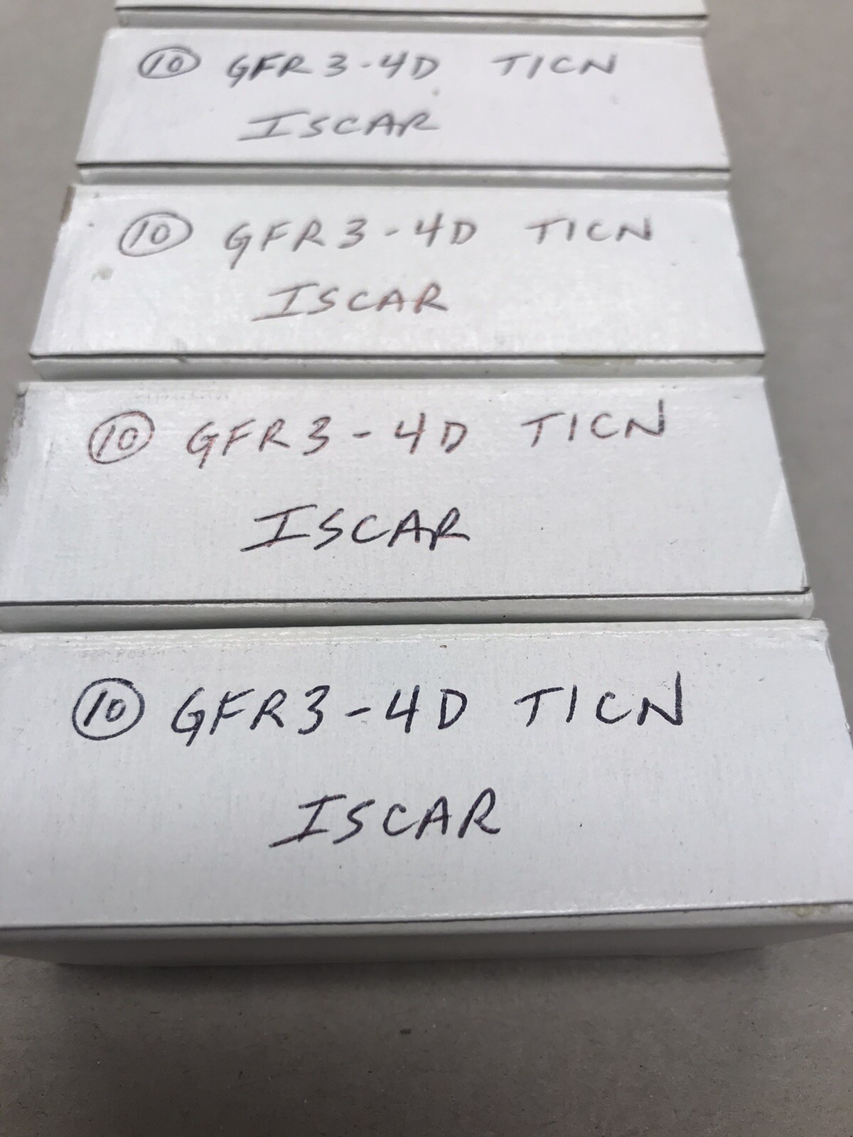 10 pcs. GFR3-4D TICN ISCAR INSERT (loc Q18)