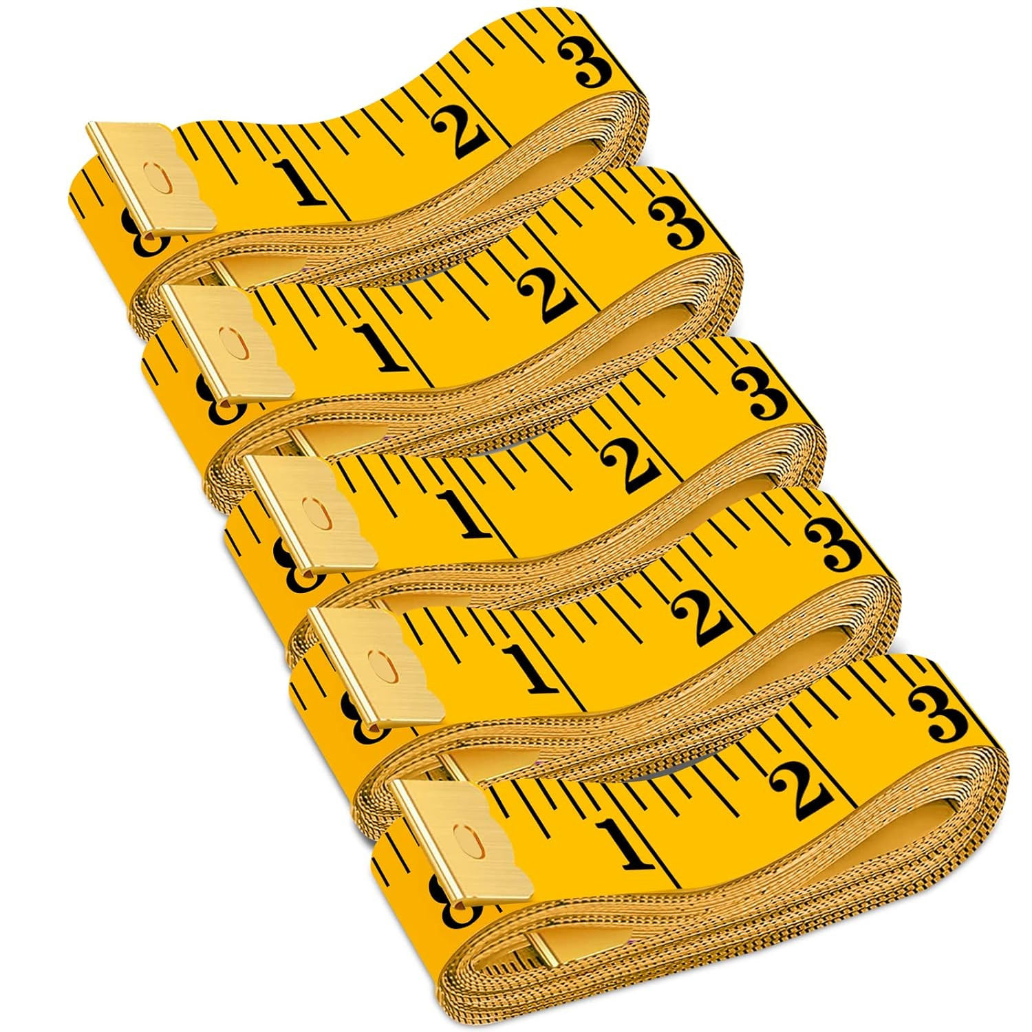 Tape Measure, 5 Packs 120 Inch/300cm Dual Scale Measuring Tape for Body Measurem