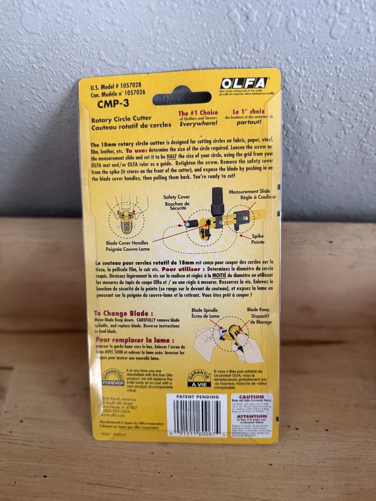 OLFA Circle Rotary Cutter CMP-3 1057028 NIB