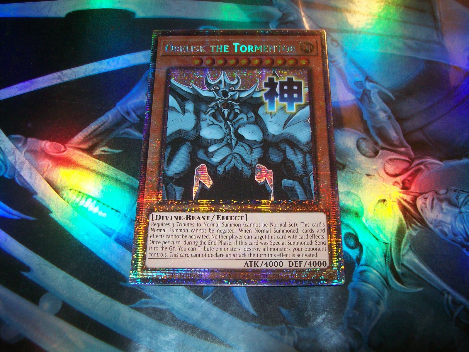 Obelisk the Tormentor 1st Edition Starlight Rare RA05-EN129 Yu-Gi-Oh!