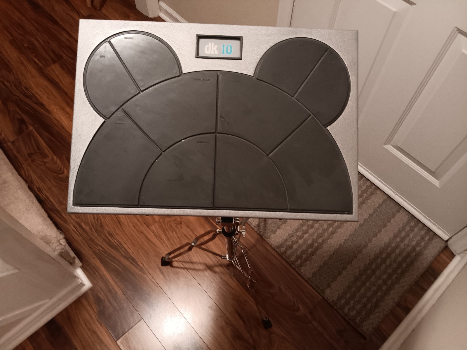 Alternate Mode DrumKAT DK-10 with adjustable percussion stand