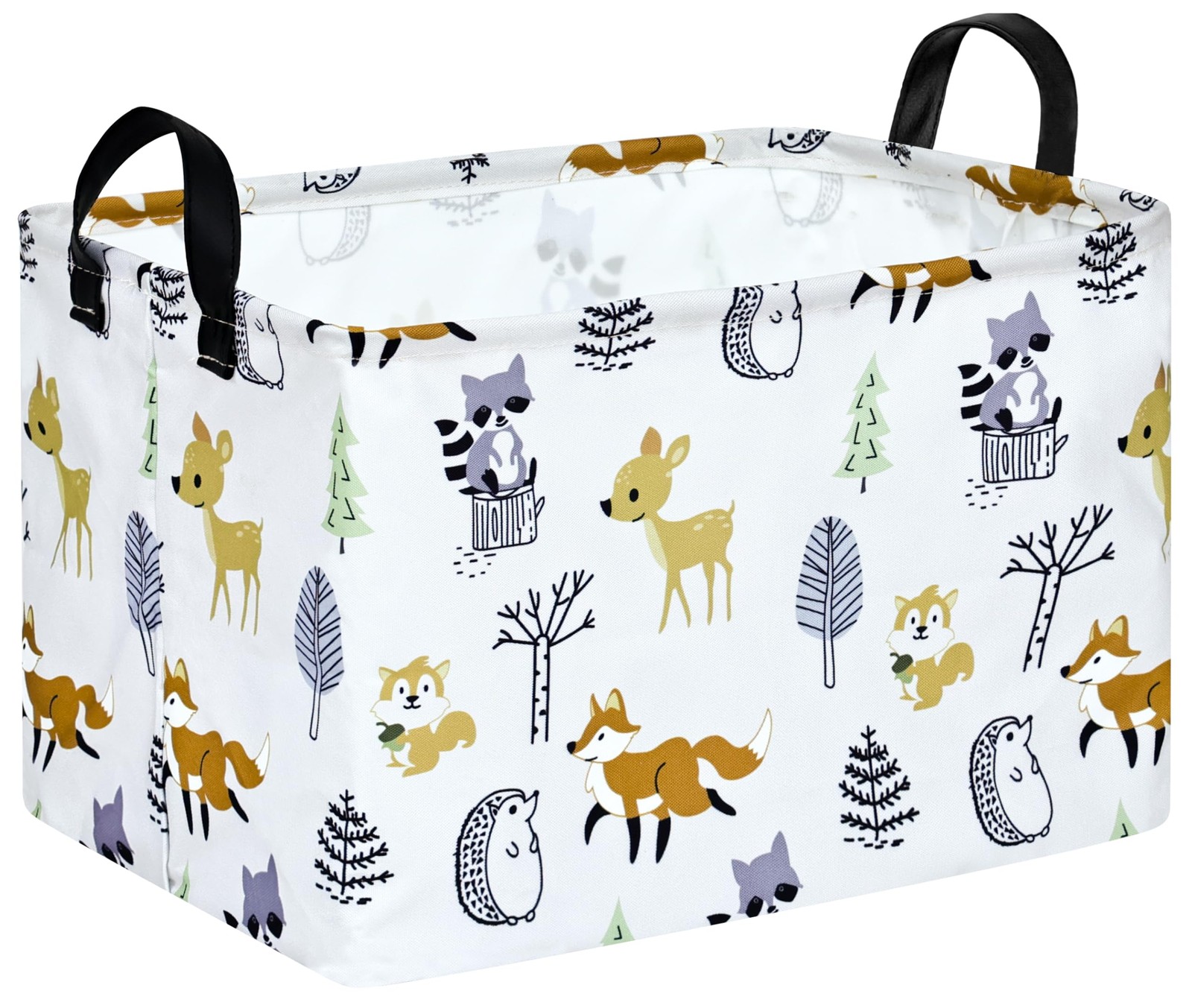 Baby Hamper Girls Storage Basket Collapsible Canvas Women Organizer Bin Gift ...