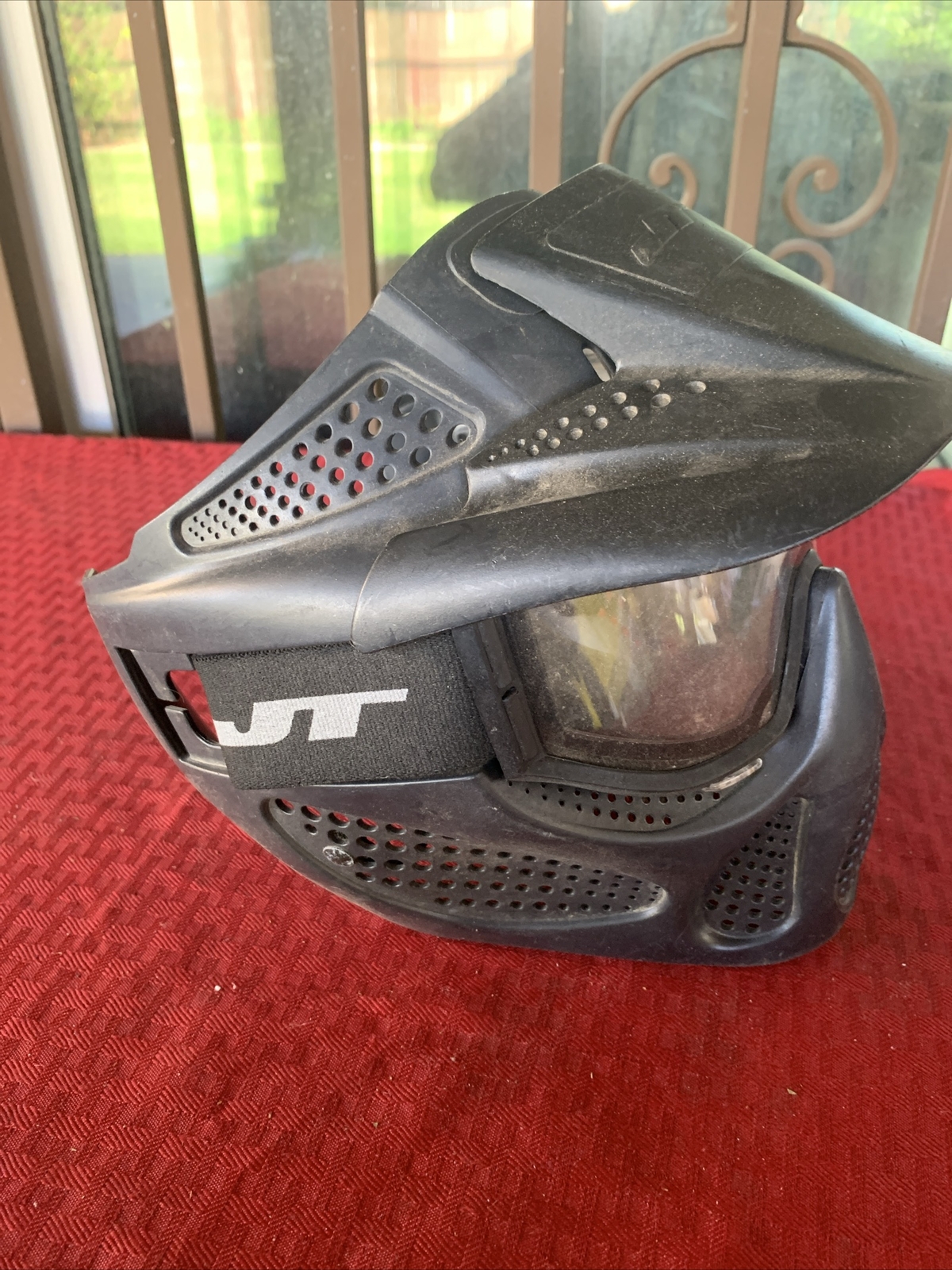 JT Proshield Paintball Mask Goggles Black Vintage Flex
