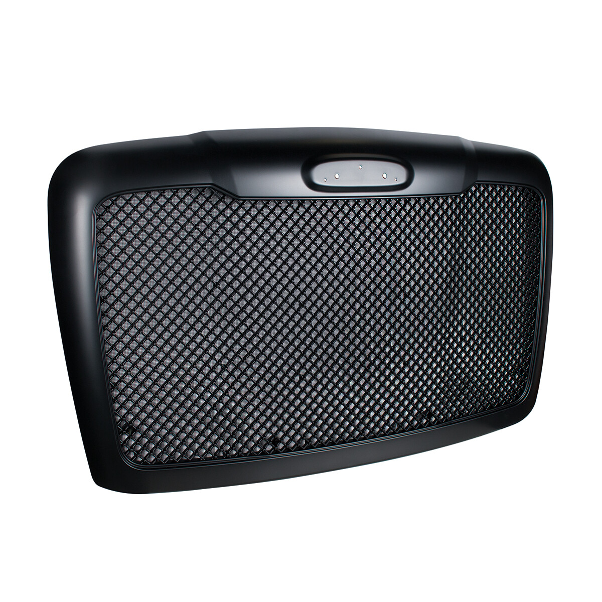 Mesh Grille w/Bug Screen & Logo Mount for 2008-2017 Freightliner Cascadia -Black