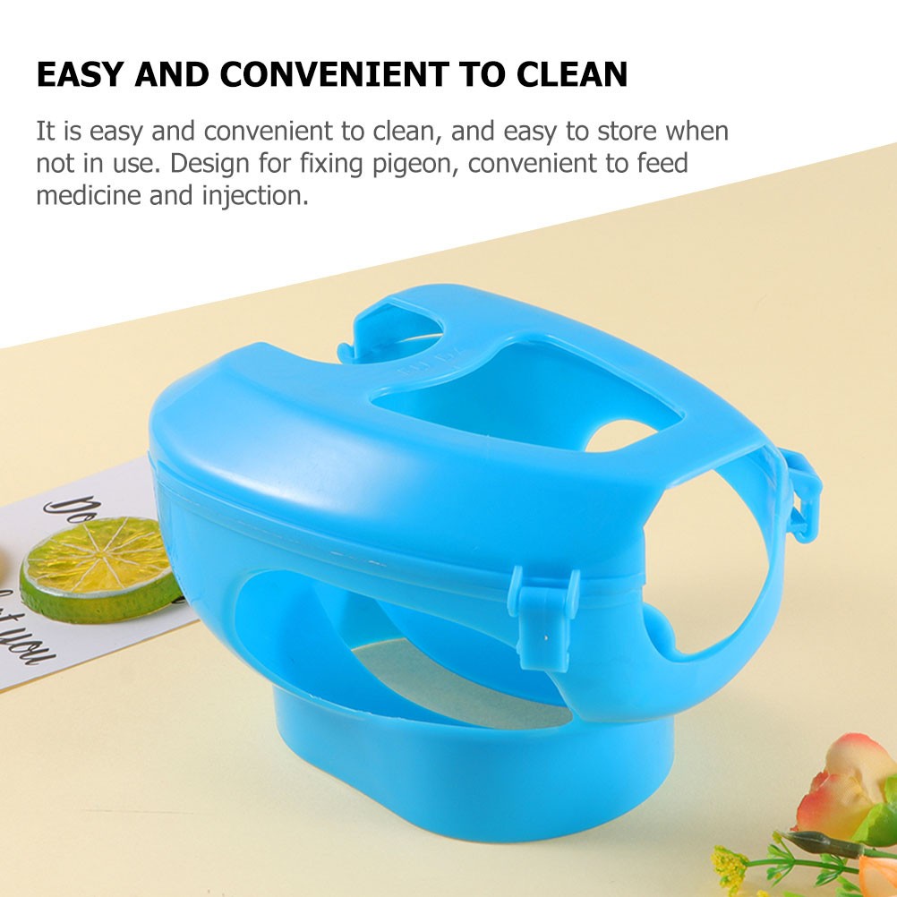 Reusable Pigeon Feeder Rack Plastic Durable Bird Holder for Injection Use