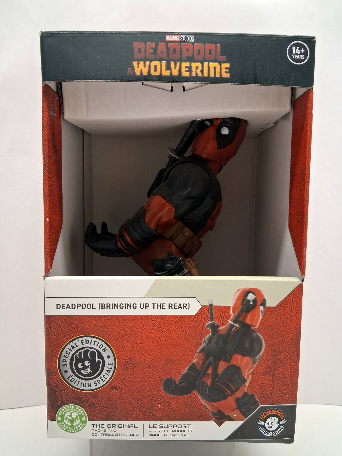 Cable Guys Deadpool Bringing Up The Rear Controller Phone Holder Marvel New!