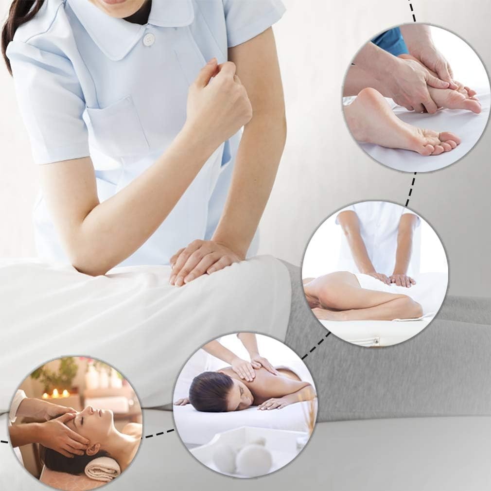 24" Portable Massage Table Folding Spa Bed Height Adjustable with Bag