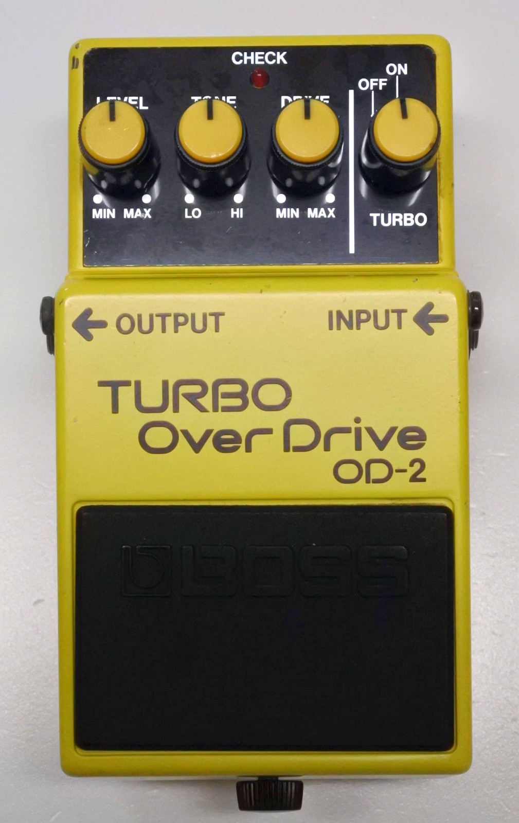 BOSS OD-2 TURBO Over Drive Guitar Effects Pedal MIJ 1987 #185 DHL Express or EMS