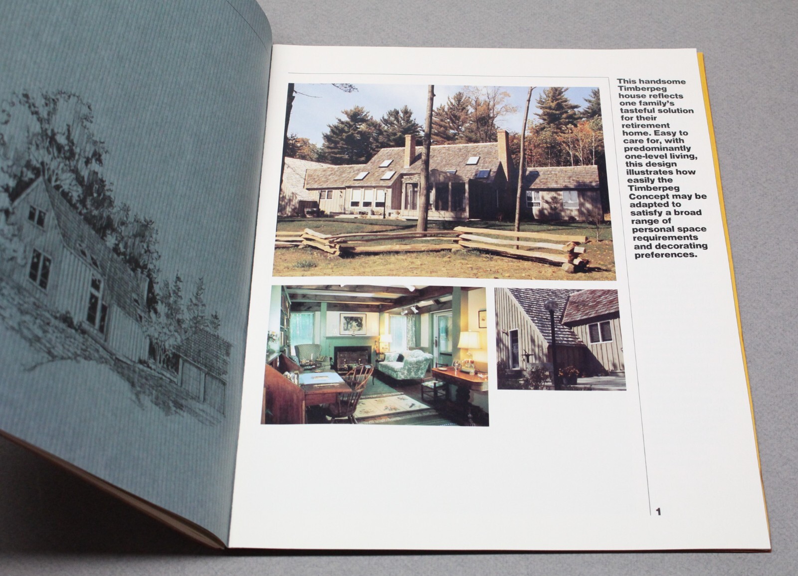 Timberpeg Homes 1980s Catalog / Design Portfolio