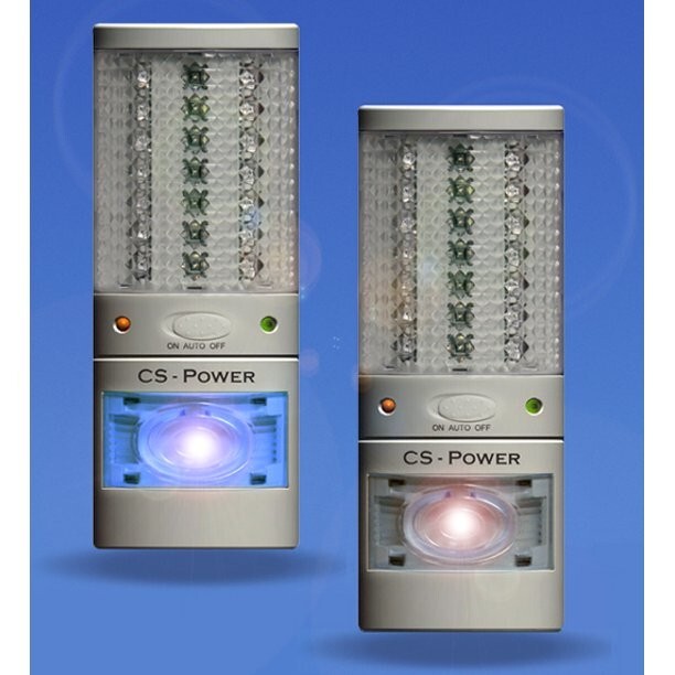 Plug In Emergency Light - Power Failure Flashlight - Night Light - Single White