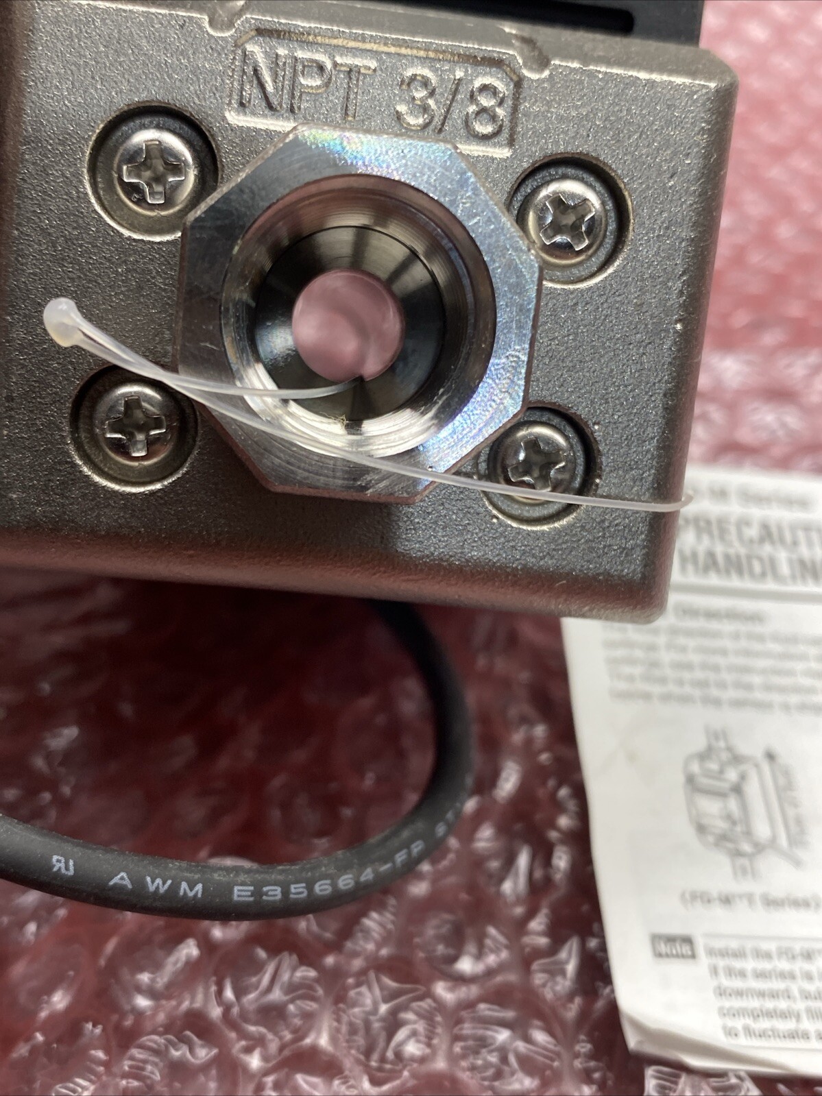 Keyence FD-MZ10AYK Capacitance Electromagnetic Flow Sensor 24VDC, 10 L/min, NPN