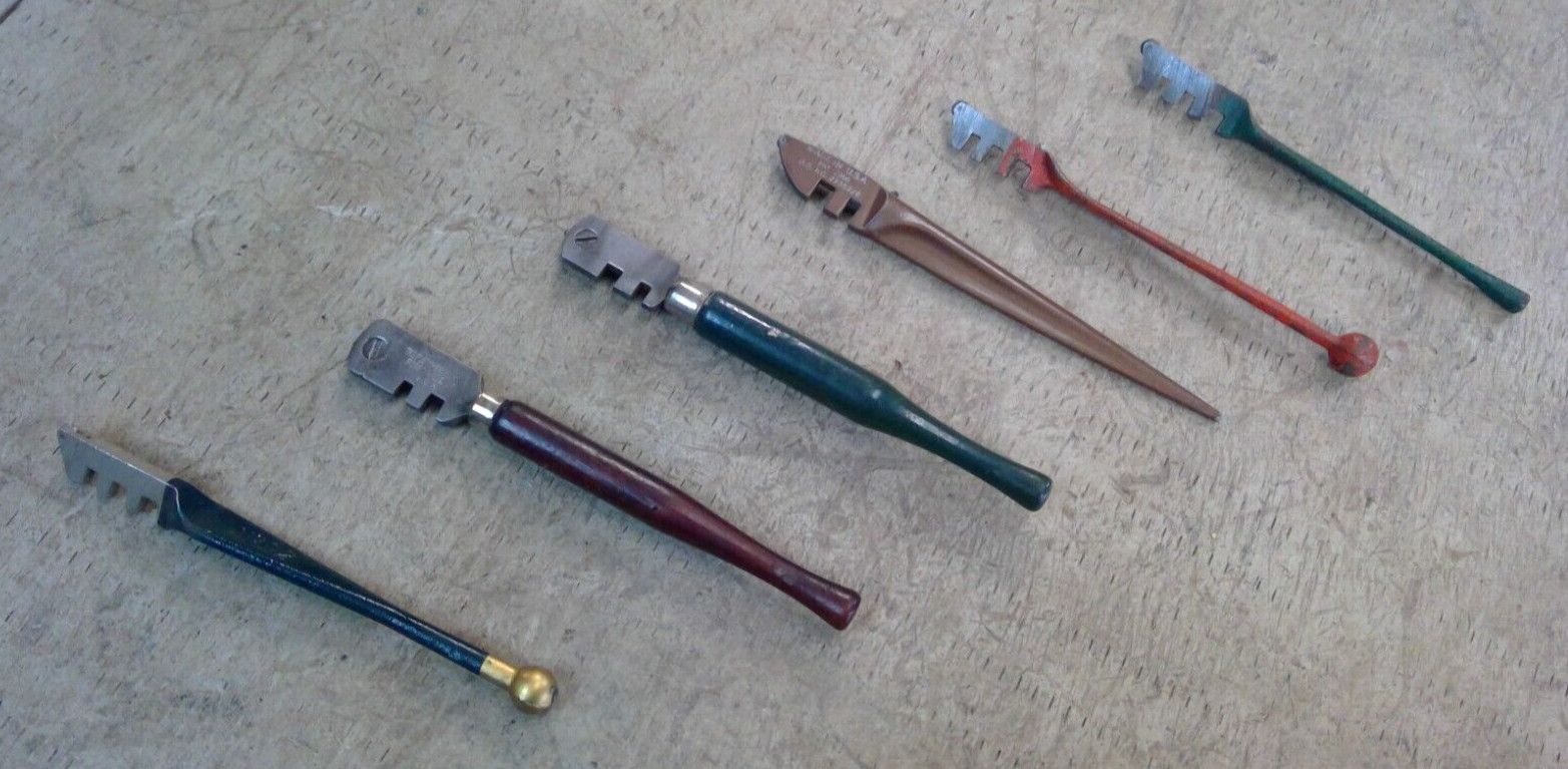 Vintage Lot of Glass Cutters Fletcher, Craftsman, Made In The USA