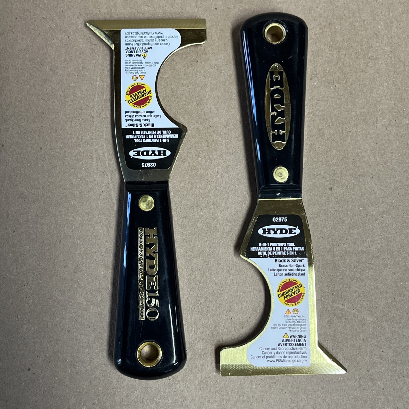 TWO   Hyde 02970 Scraper Painters Tool 5 In 1