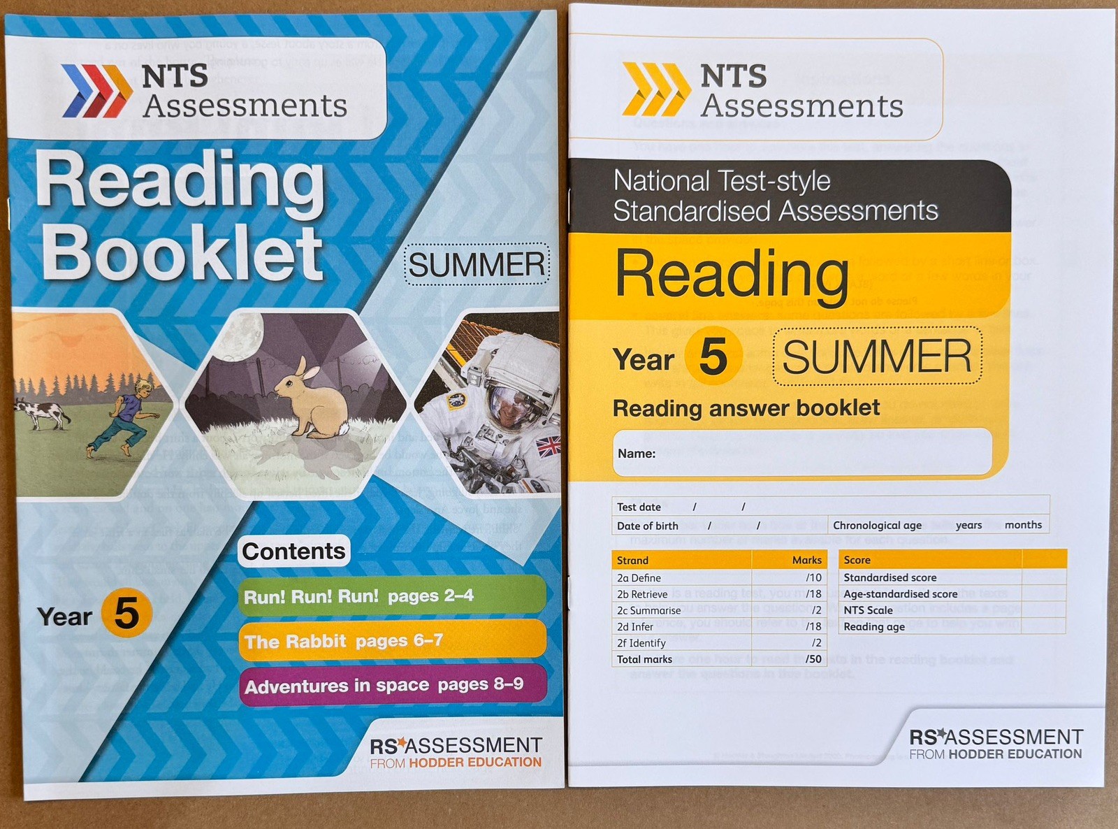 NTS Assessment READING YEAR 5 SUMMER with answers