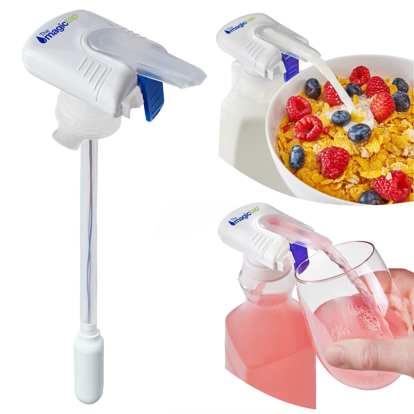 Automatic Drink Dispenser - Hands-Free Beverage Dispenser for Fridge - Perfec...