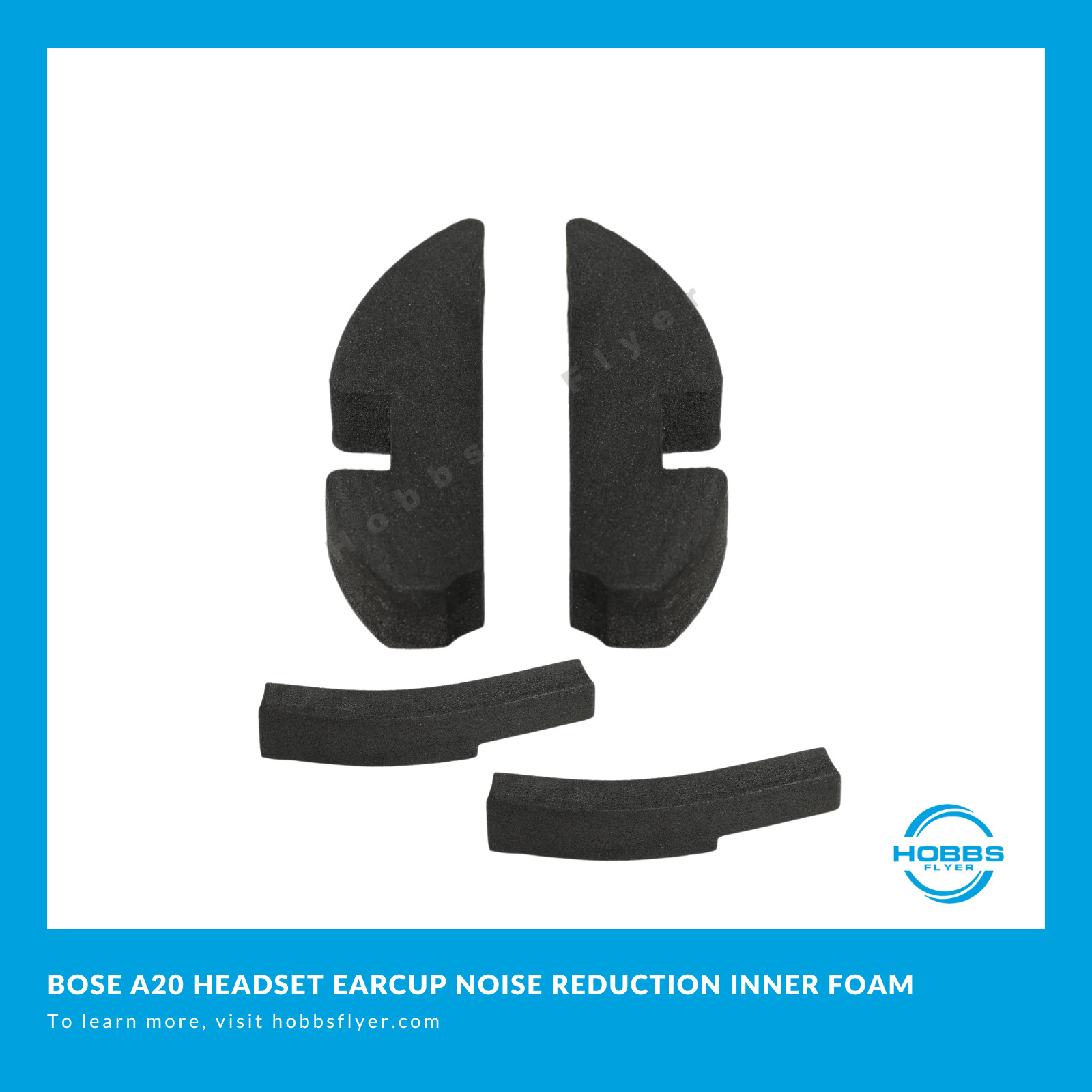 Earcup Noise Reduction Acoustic Inner Foam for Bose A20 Aviation Headset