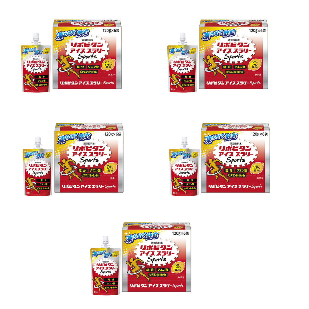 Lipovitan Ice Slurry Sports 120g × 30 Honey Lemon FlavorSports Drink Citric Acid